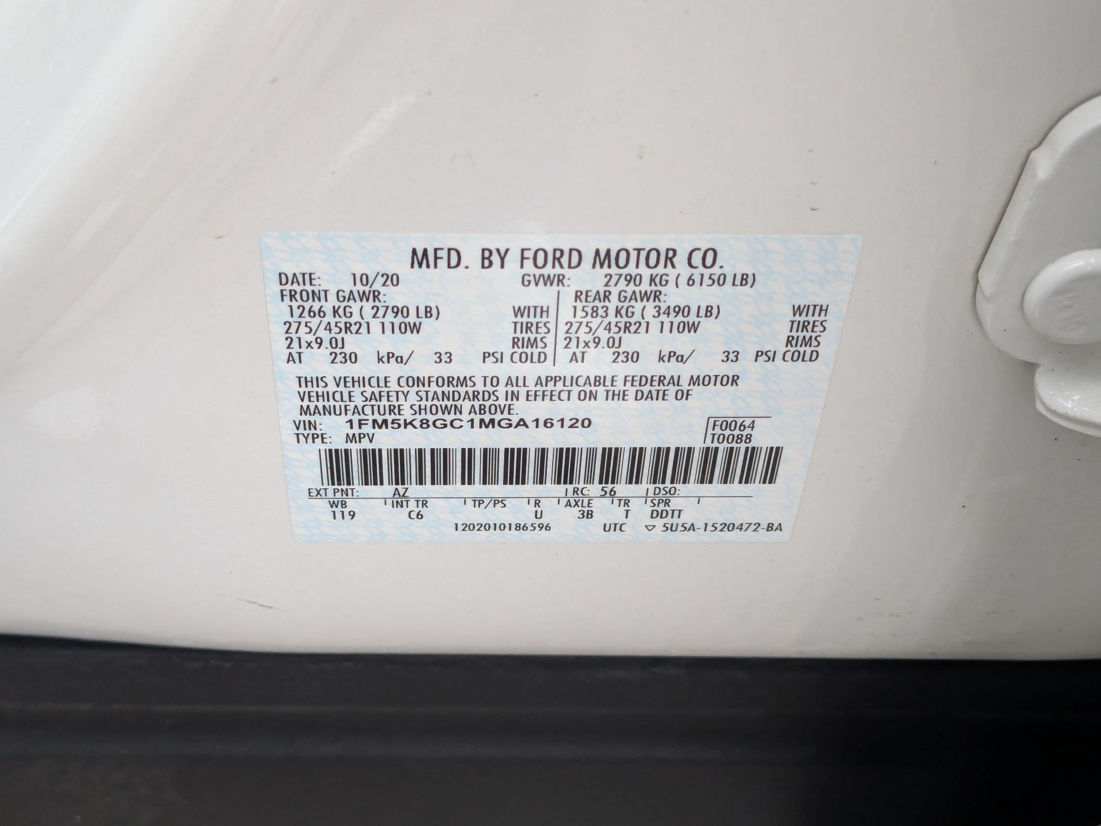 Used 2021 Ford Explorer ST w/ Equipment Group 401A AWD/4WD image 34