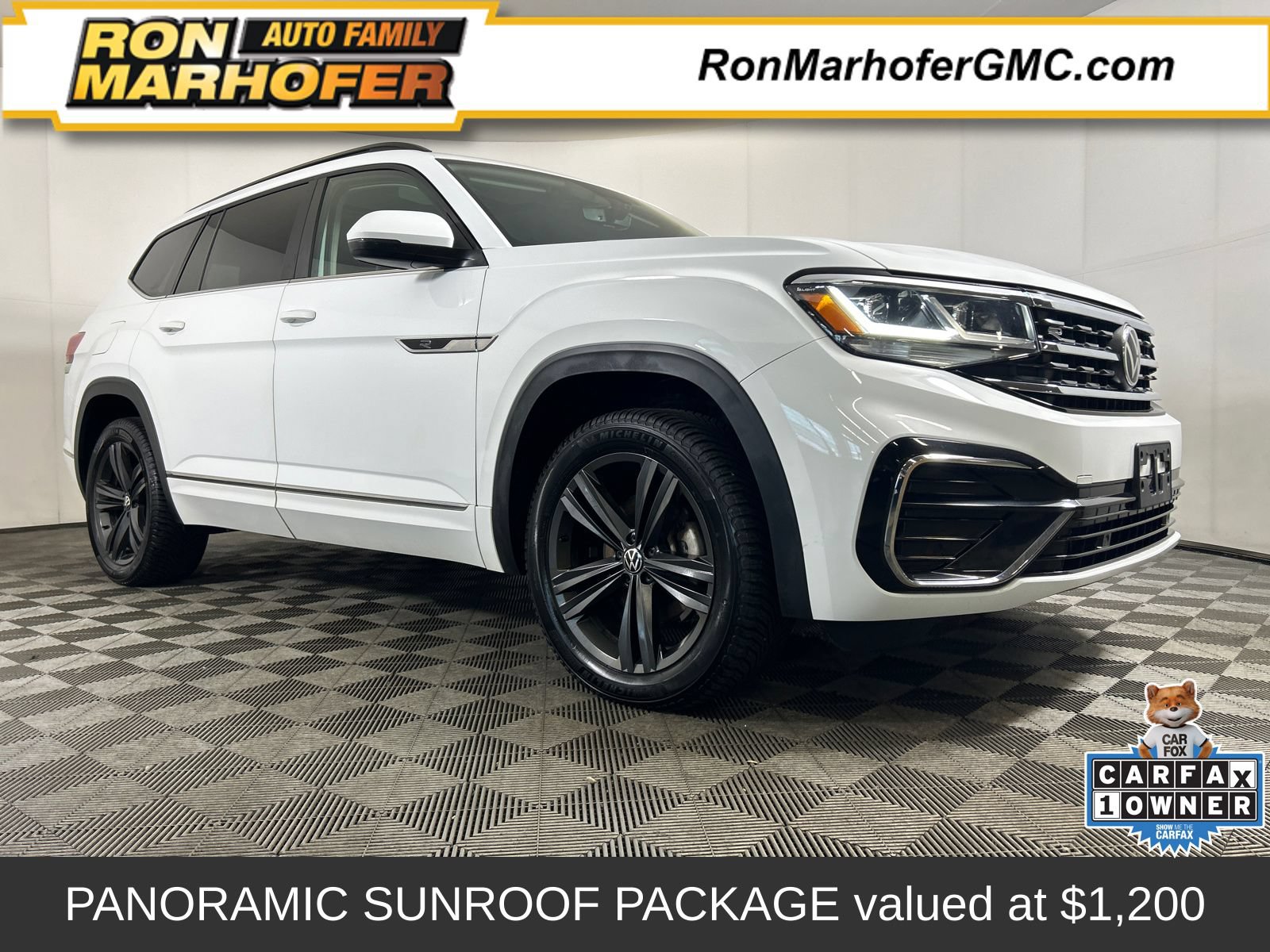 Used 2021 Volkswagen Atlas SE w/ Panoramic Sunroof Package AWD/4WD image 1