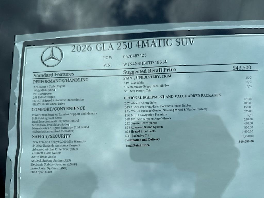 Certified 2026 Mercedes-Benz GLA 250 4MATIC image 12