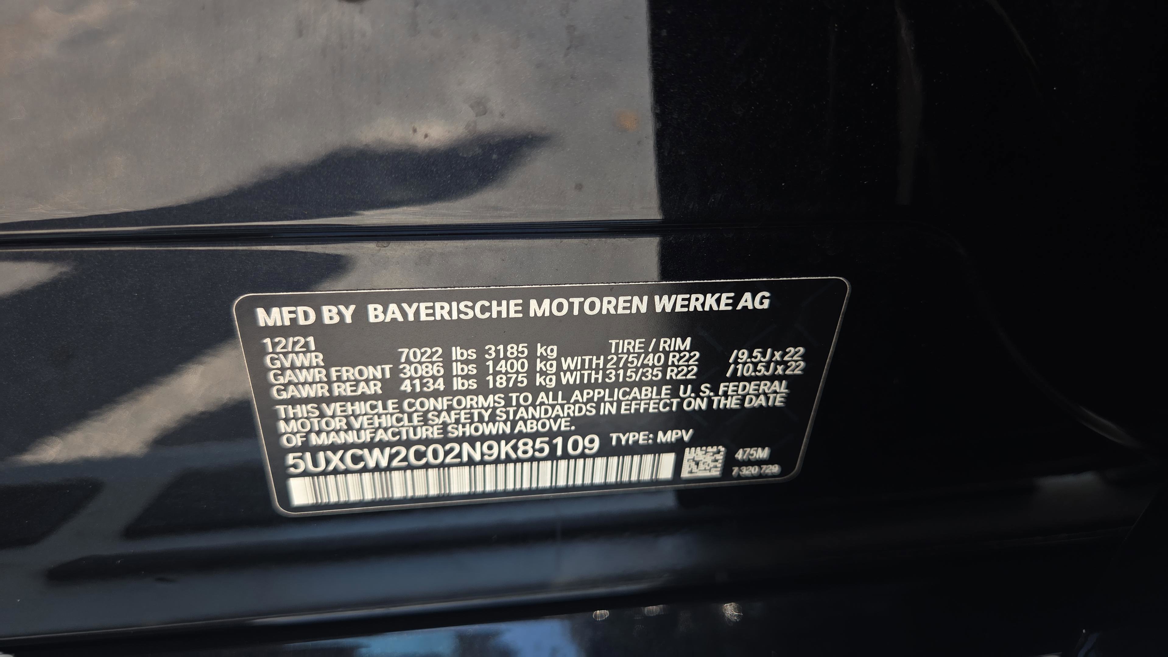 Used 2022 BMW X7 xDrive40i w/ Premium Package AWD/4WD image 38