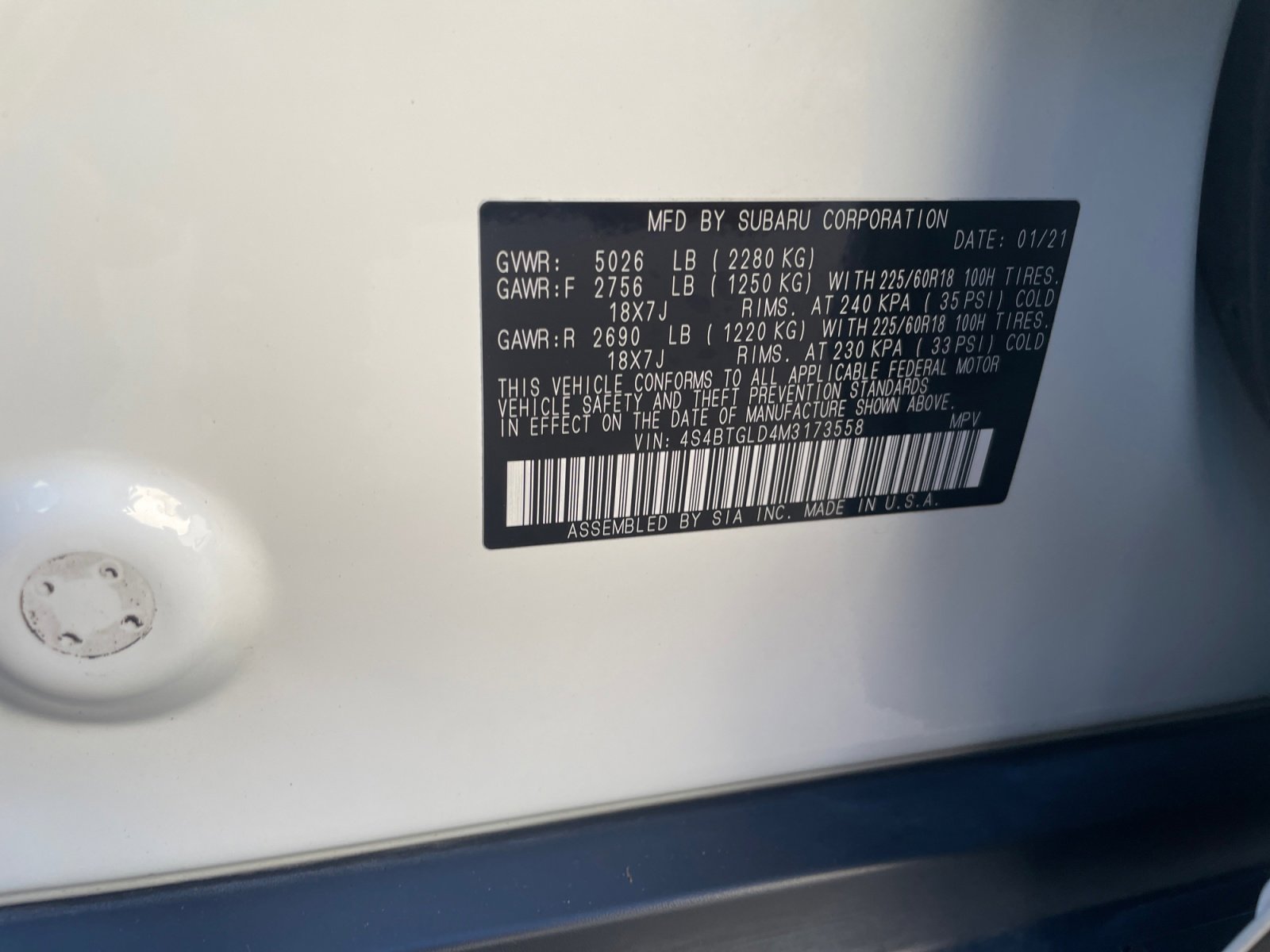 Used 2021 Subaru Outback Onyx Edition XT w/ Popular Package #2 image 35