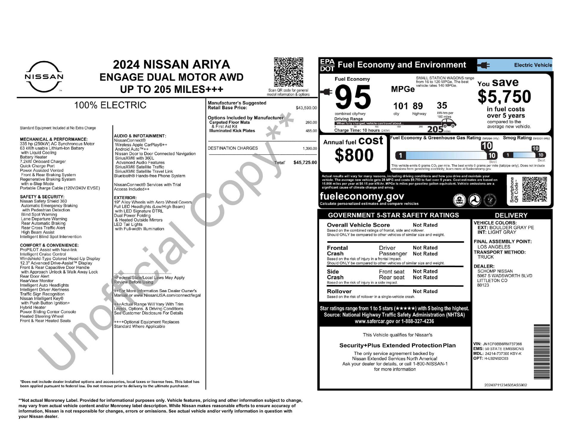 Certified 2024 Nissan Ariya AWD image 11