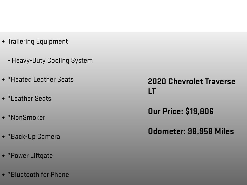 Used 2020 Chevrolet Traverse LT FWD image 12