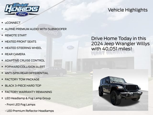 Used 2024 Jeep Wrangler Unlimited Sport AWD/4WD image 4