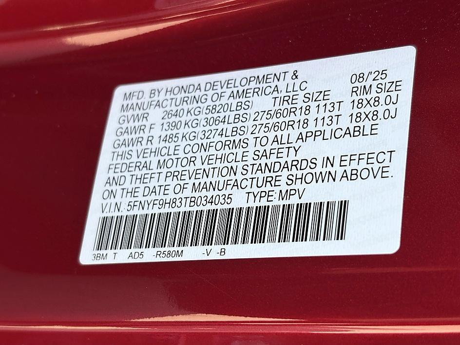 Used 2026 Honda Passport TrailSport Elite image 25