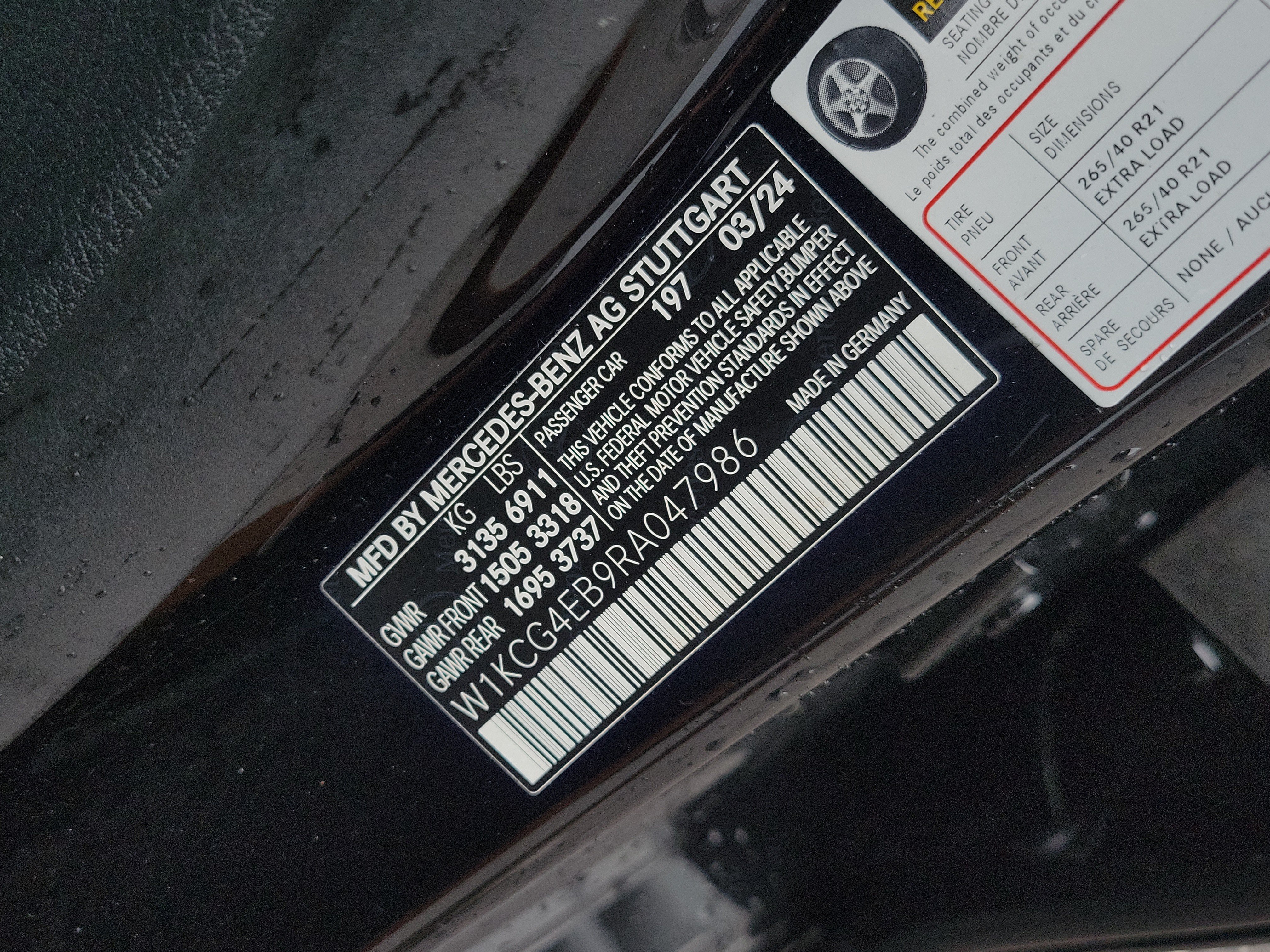 Certified 2024 Mercedes-Benz EQS 580 4MATIC Sedan image 30