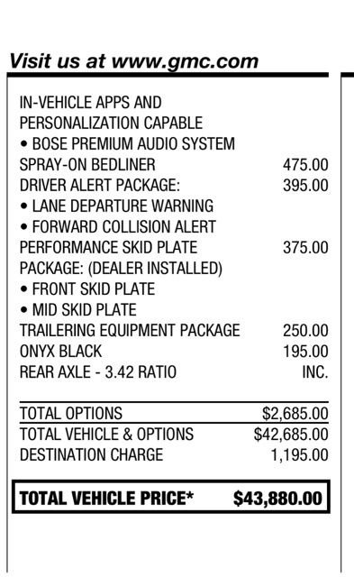 Used 2021 GMC Canyon AT4 w/ Driver Alert Package image 7