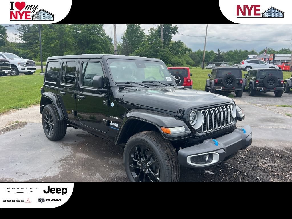 New 2024 Jeep Wrangler Unlimited Sahara w/ Technology Group AWD/4WD 360° Tour