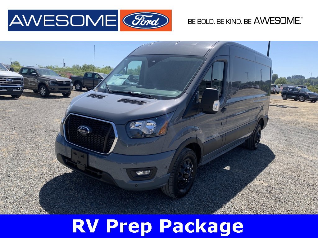 New 2025 Ford Transit 250 148 Medium Roof Extended AWD w/ RV Prep Package