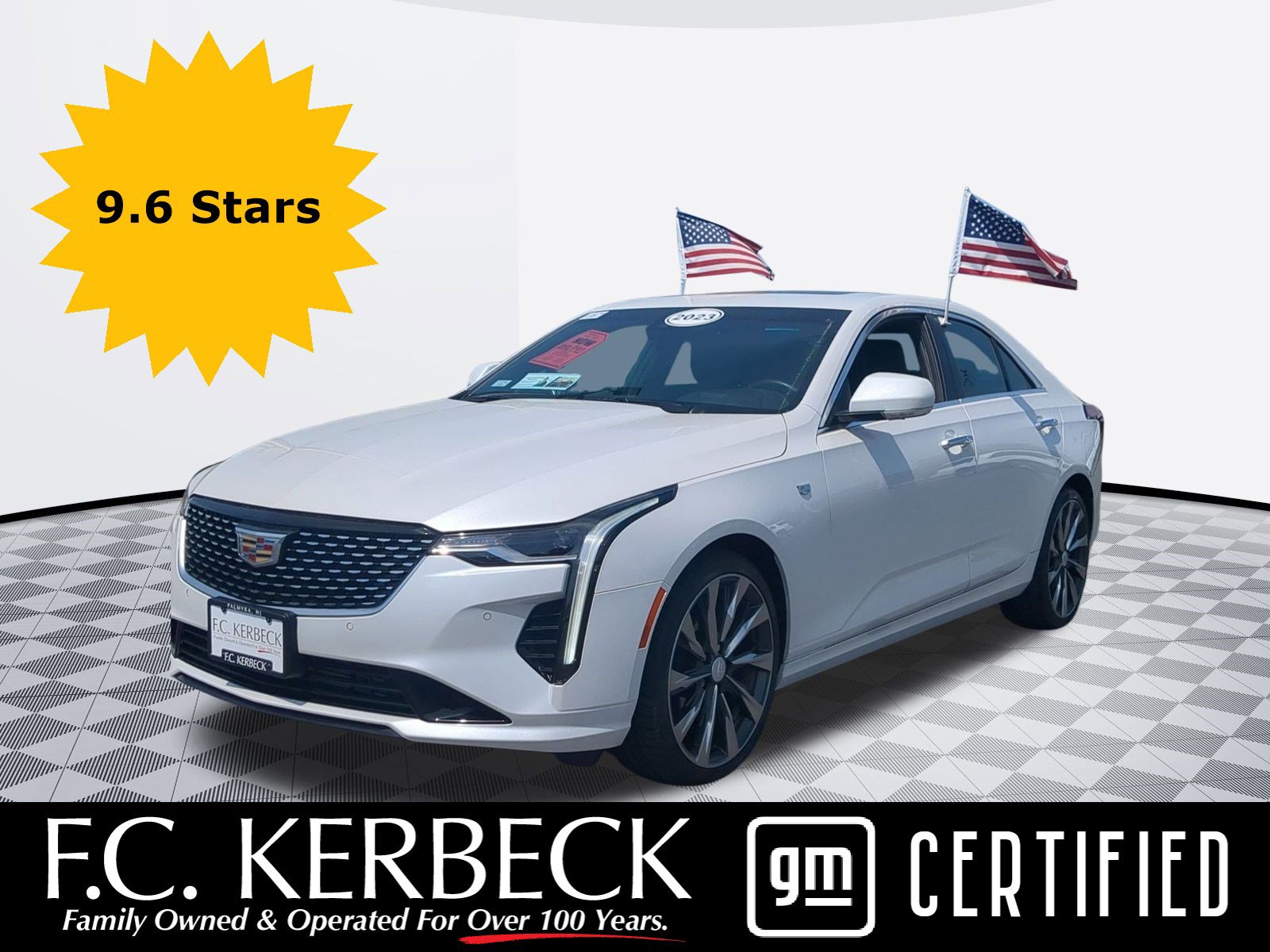 Certified 2023 Cadillac CT4 Premium Luxury w/ LPO, Exterior Accent Package AWD/4WD image 1