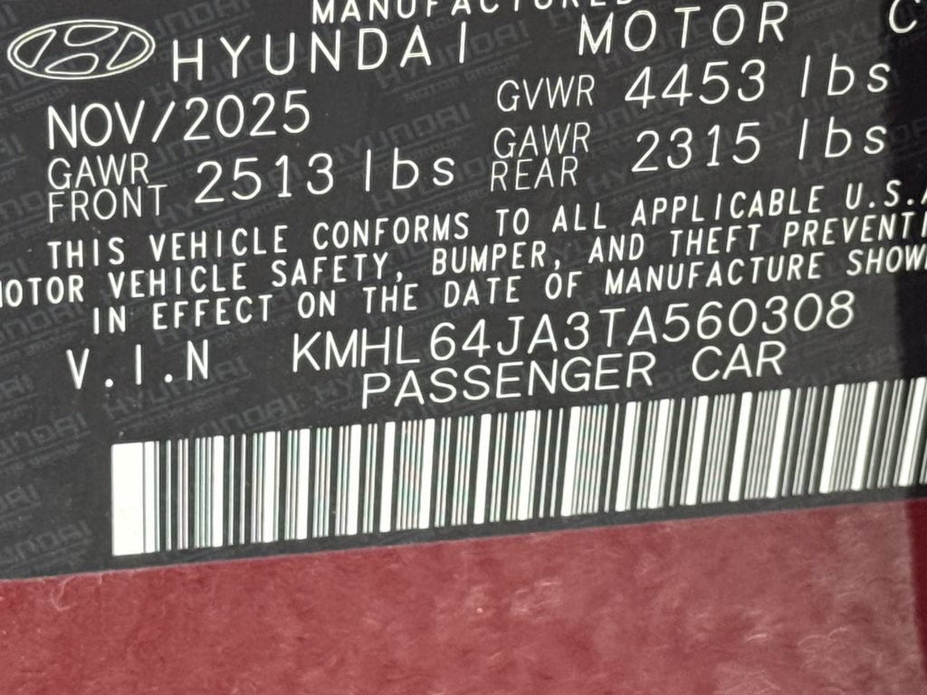 New 2026 Hyundai Sonata SEL FWD image 30