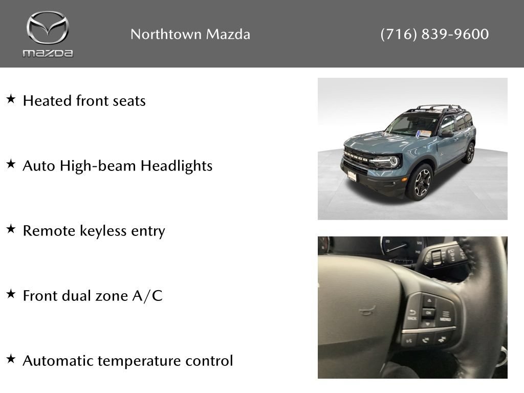Used 2022 Ford Bronco Sport Outer Banks AWD/4WD image 2