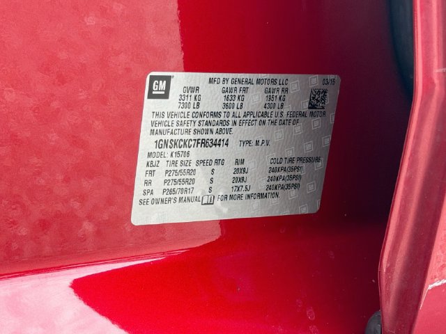 Used 2015 Chevrolet Tahoe LTZ w/ Max Trailering Package AWD/4WD image 44