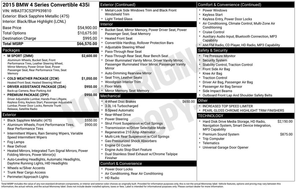 Used 2015 BMW 435i Convertible image 7