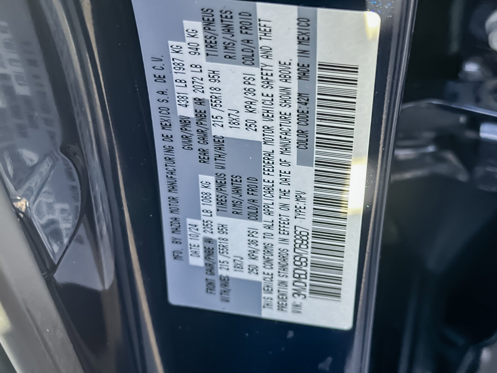 Certified 2025 MAZDA CX-30 AWD 2.5 S w/ Premium Package image 29