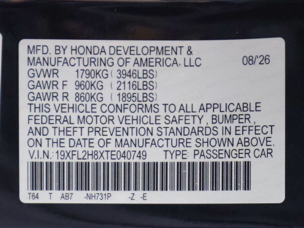 New 2026 Honda Civic Sport image 24