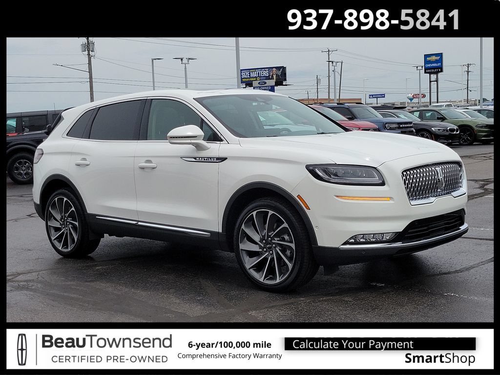 Certified 2023 Lincoln Nautilus Reserve w/ Equipment Group 202A