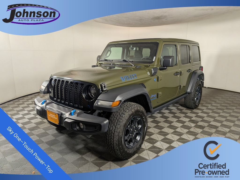 Certified 2023 Jeep Wrangler Unlimited w/ Sun & Screen Package