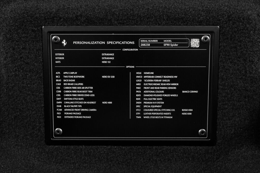 Certified 2023 Ferrari SF90 Spider image 48