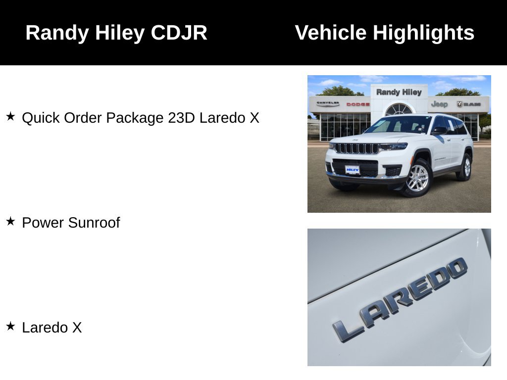 Used 2025 Jeep Grand Cherokee L Laredo RWD image 5