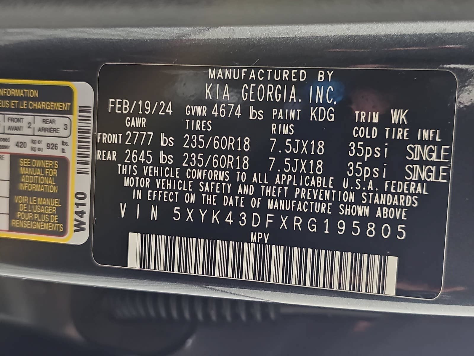 Used 2024 Kia Sportage SX FWD image 33