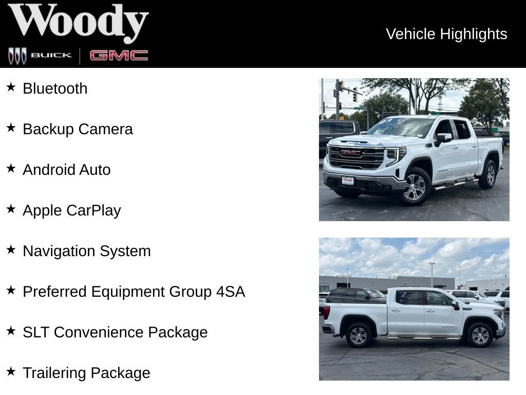 Certified 2023 GMC Sierra 1500 SLT w/ SLT Convenience Package AWD/4WD image 3