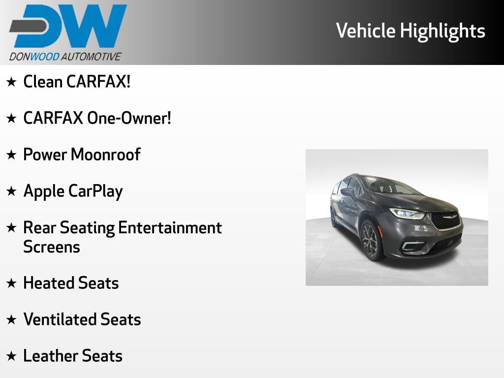 Used 2021 Chrysler Pacifica Limited w/ Uconnect Theater Family Group AWD/4WD image 3