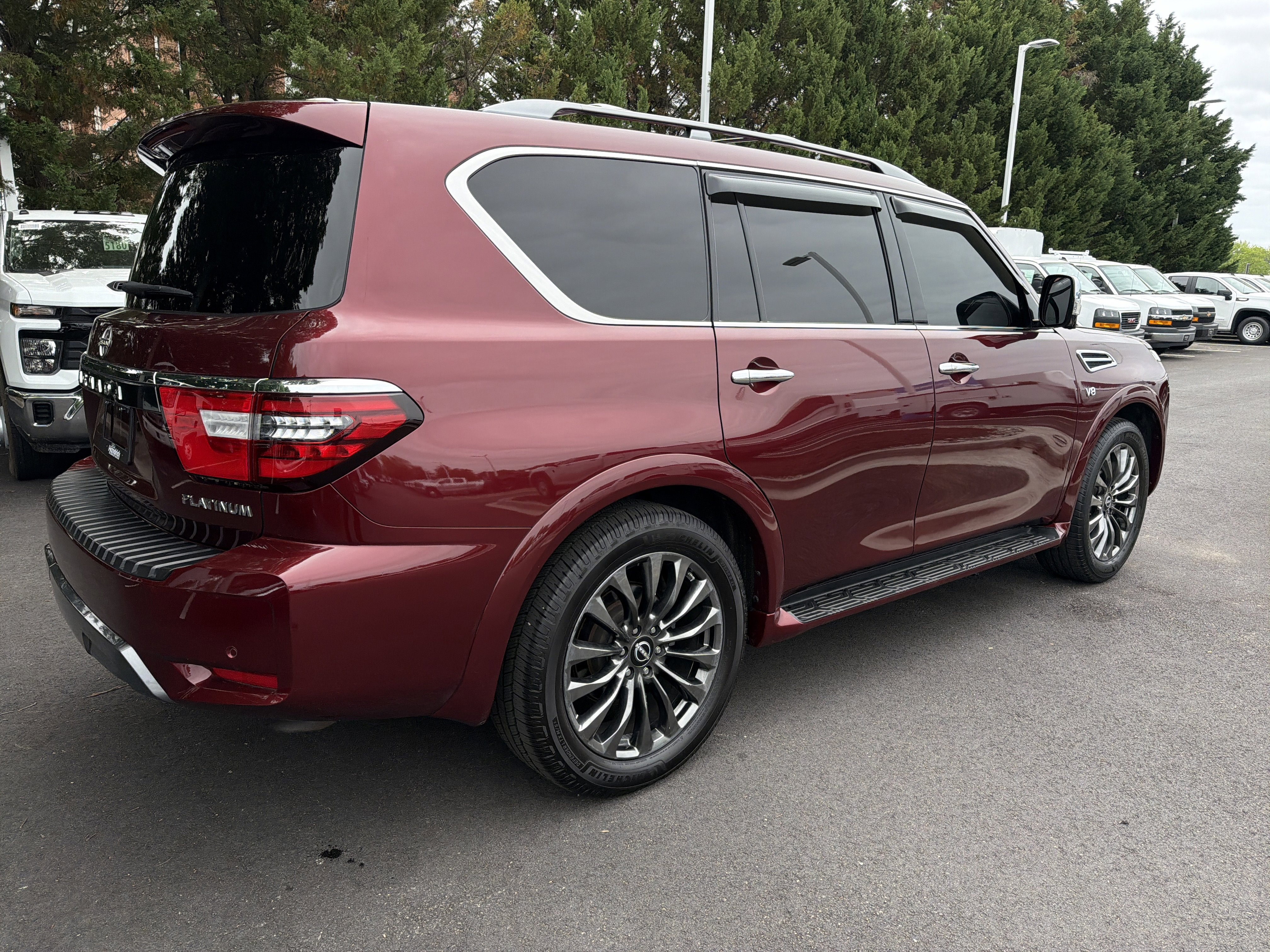Used 2021 Nissan Armada Platinum w/ Captain's Chairs Package AWD/4WD image 10