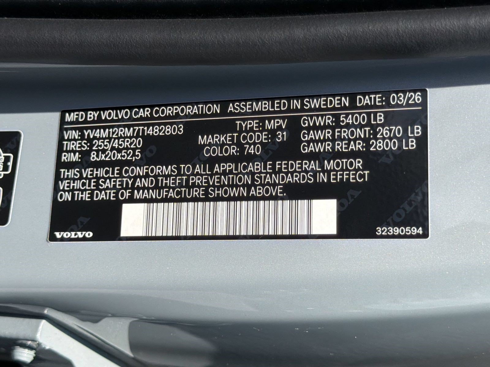 New 2026 Volvo XC60 B5 Ultra w/ Climate Package AWD/4WD image 27