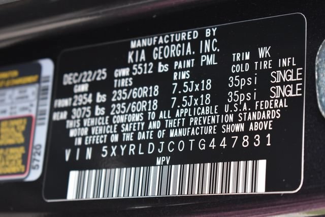 New 2026 Kia Sorento S w/ S Panoramic Sunroof Package AWD/4WD image 37
