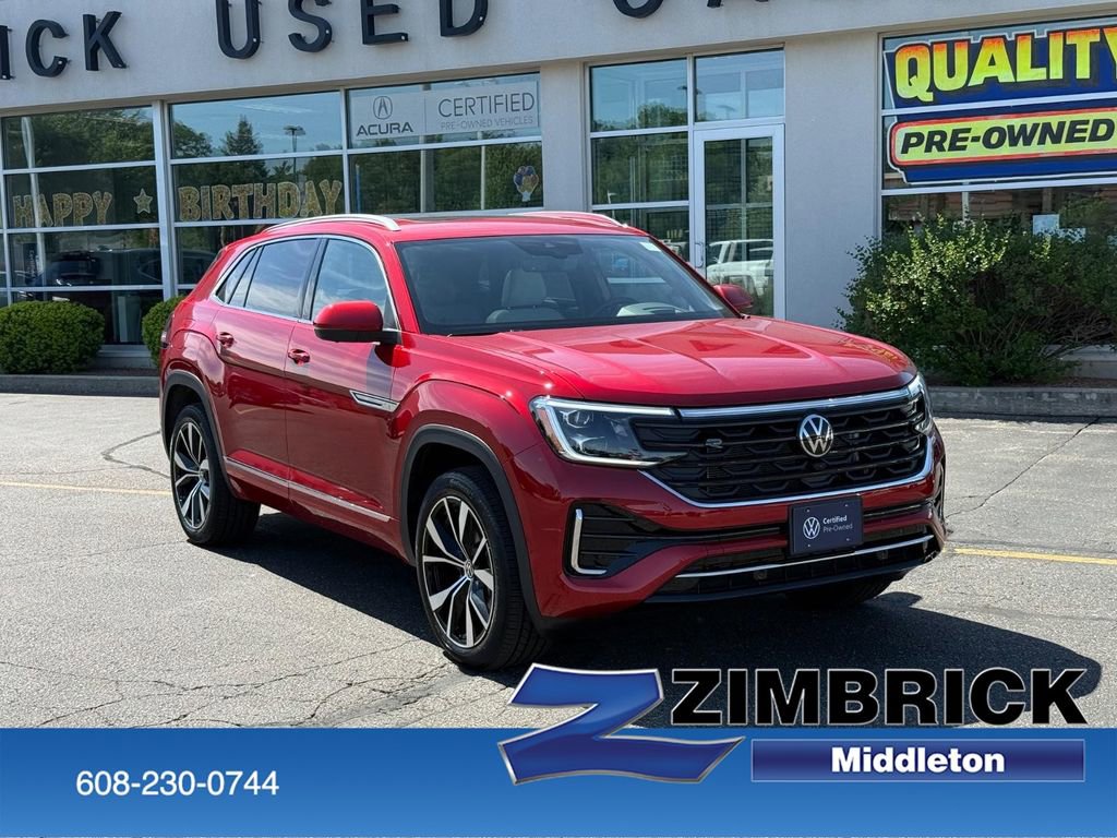 Certified 2025 Volkswagen Atlas Cross Sport SEL Premium R-Line AWD/4WD image 1