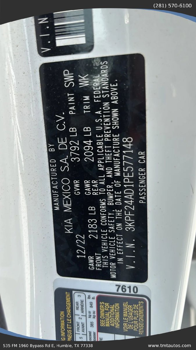 Used 2023 Kia Forte LXS FWD image 21