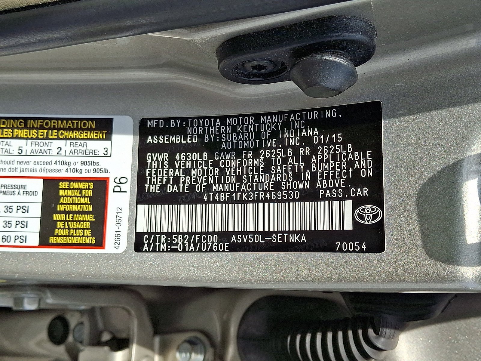 Used 2015 Toyota Camry LE FWD image 26