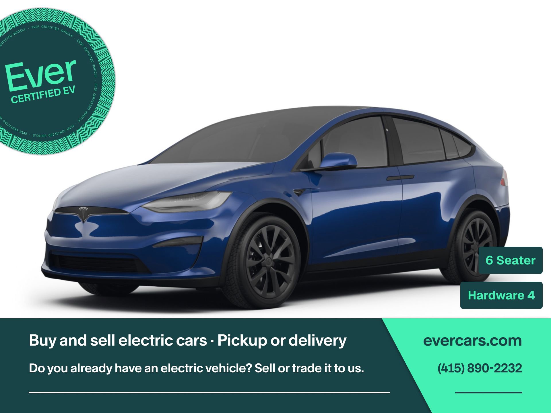 Used 2023 Tesla Model X Plaid AWD/4WD image 1