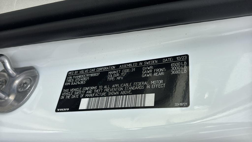 Certified 2024 Volvo XC90 T8 Plus w/ Protection Package Premier AWD/4WD image 33