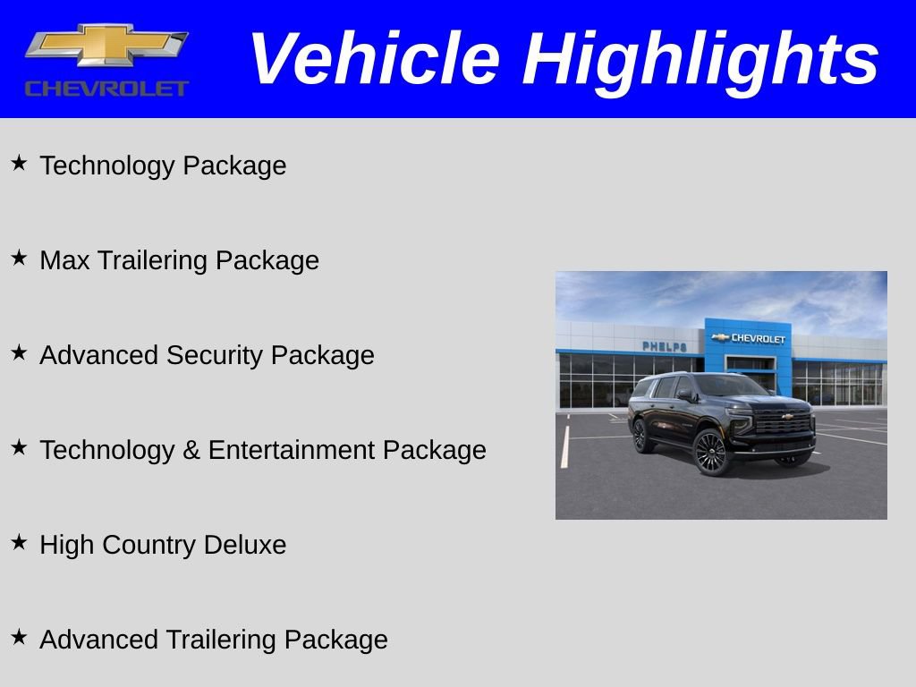 New 2026 Chevrolet Suburban High Country image 2
