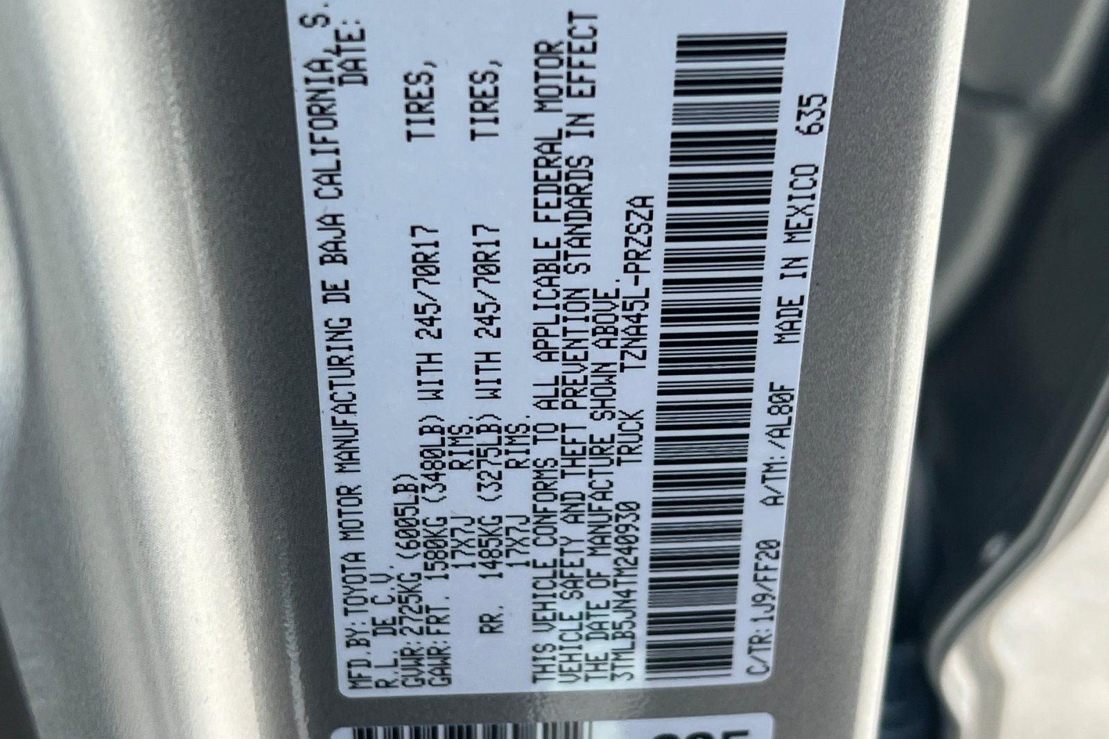 New 2026 Toyota Tacoma SR5 image 21