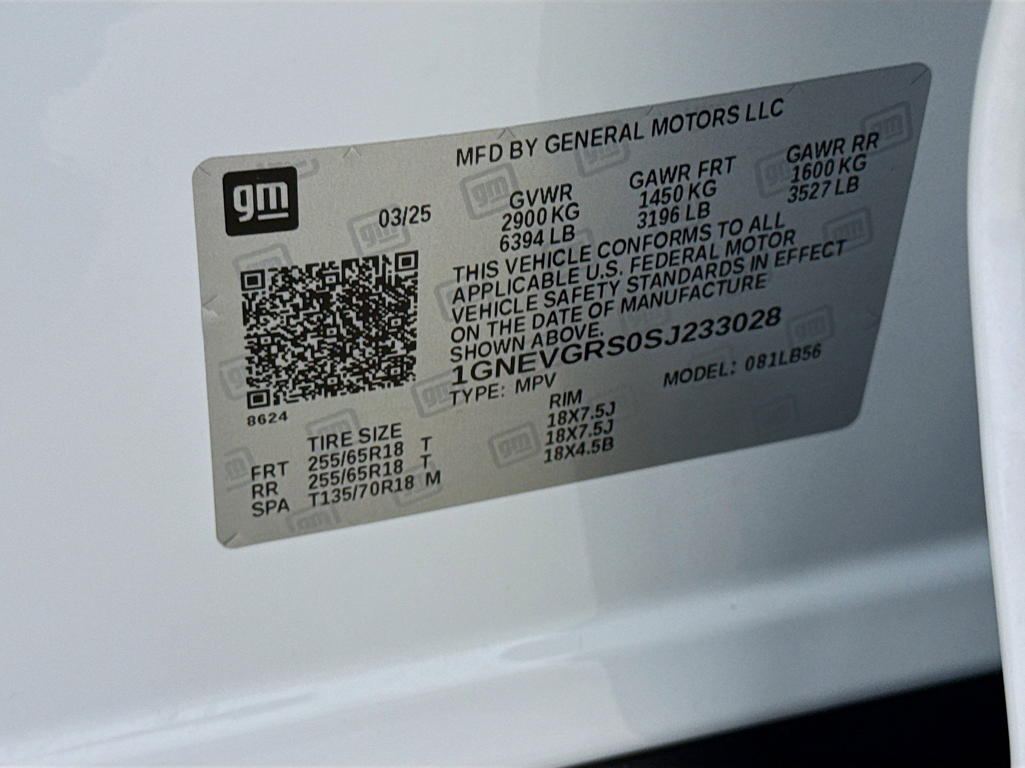Used 2025 Chevrolet Traverse LT w/ LPO, Floor Liner Package AWD/4WD image 34