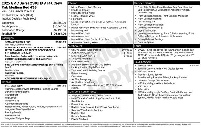 Certified 2025 GMC Sierra 2500 AT4X w/ AT4X AEV Edition AWD/4WD image 7