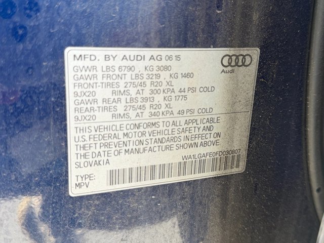 Used 2015 Audi Q7 3.0T Premium Plus w/ Premium Plus Package AWD/4WD image 16