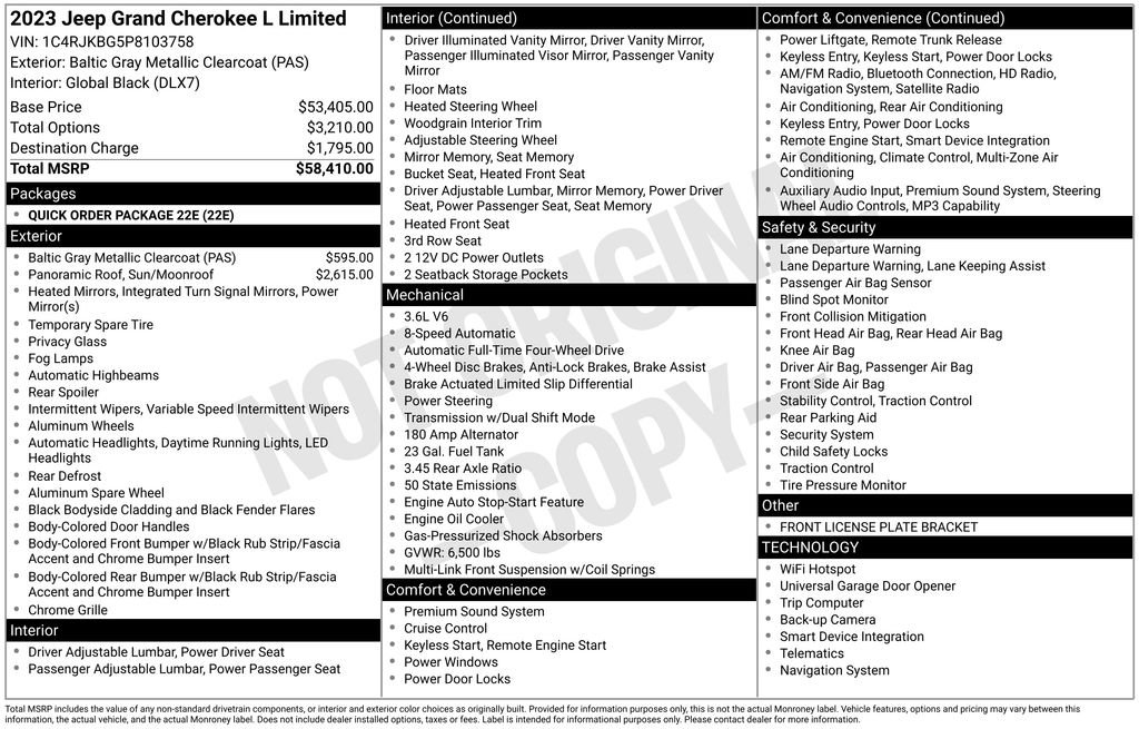 Used 2023 Jeep Grand Cherokee L Limited image 21