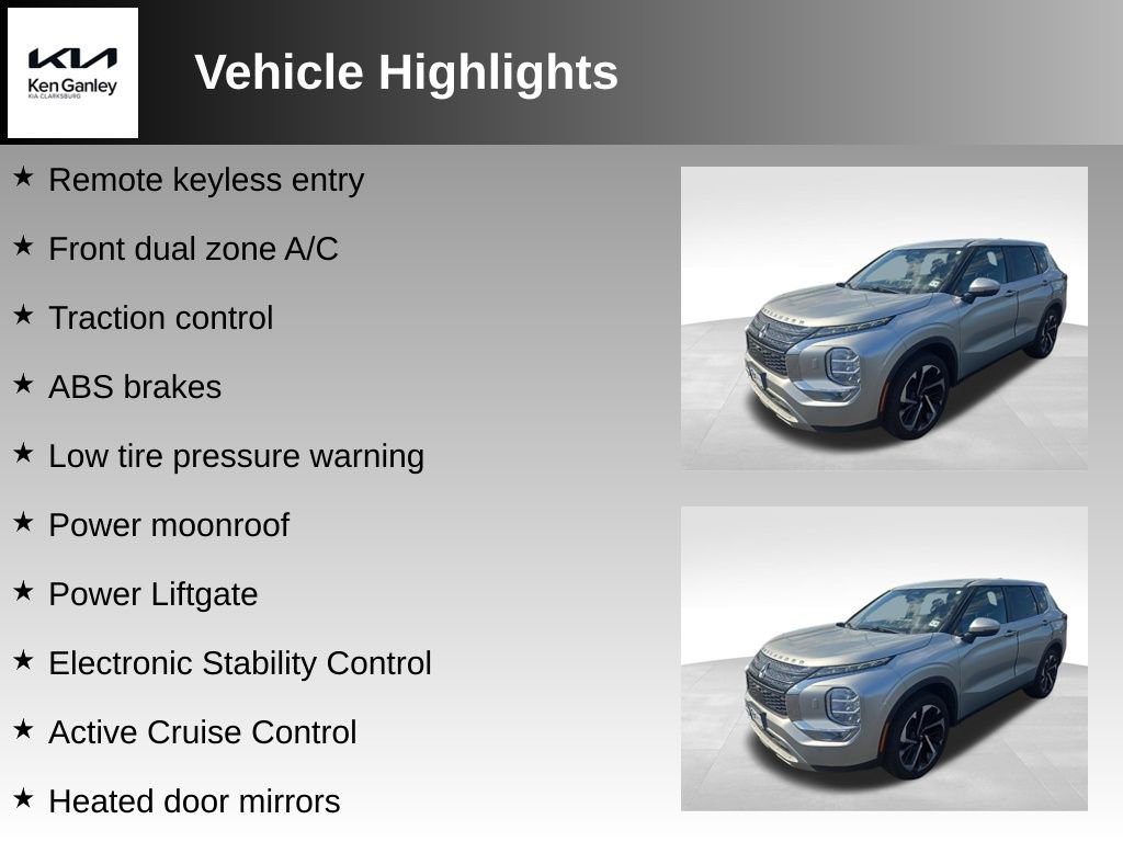 Used 2022 Mitsubishi Outlander SE AWD/4WD image 3