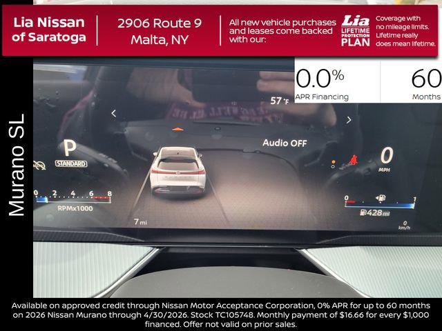 New 2026 Nissan Murano SL image 19