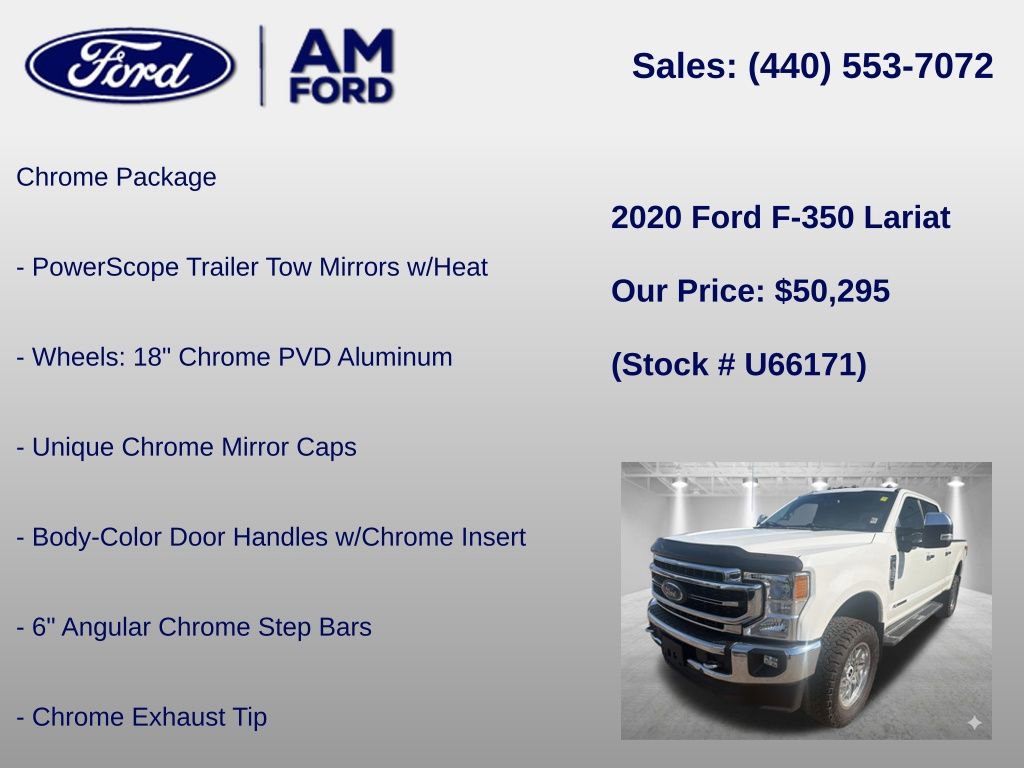 Used 2020 Ford F350 Lariat w/ Lariat Ultimate Package AWD/4WD image 6