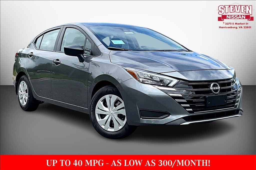 New 2025 Nissan Versa S w/ Trunk Package