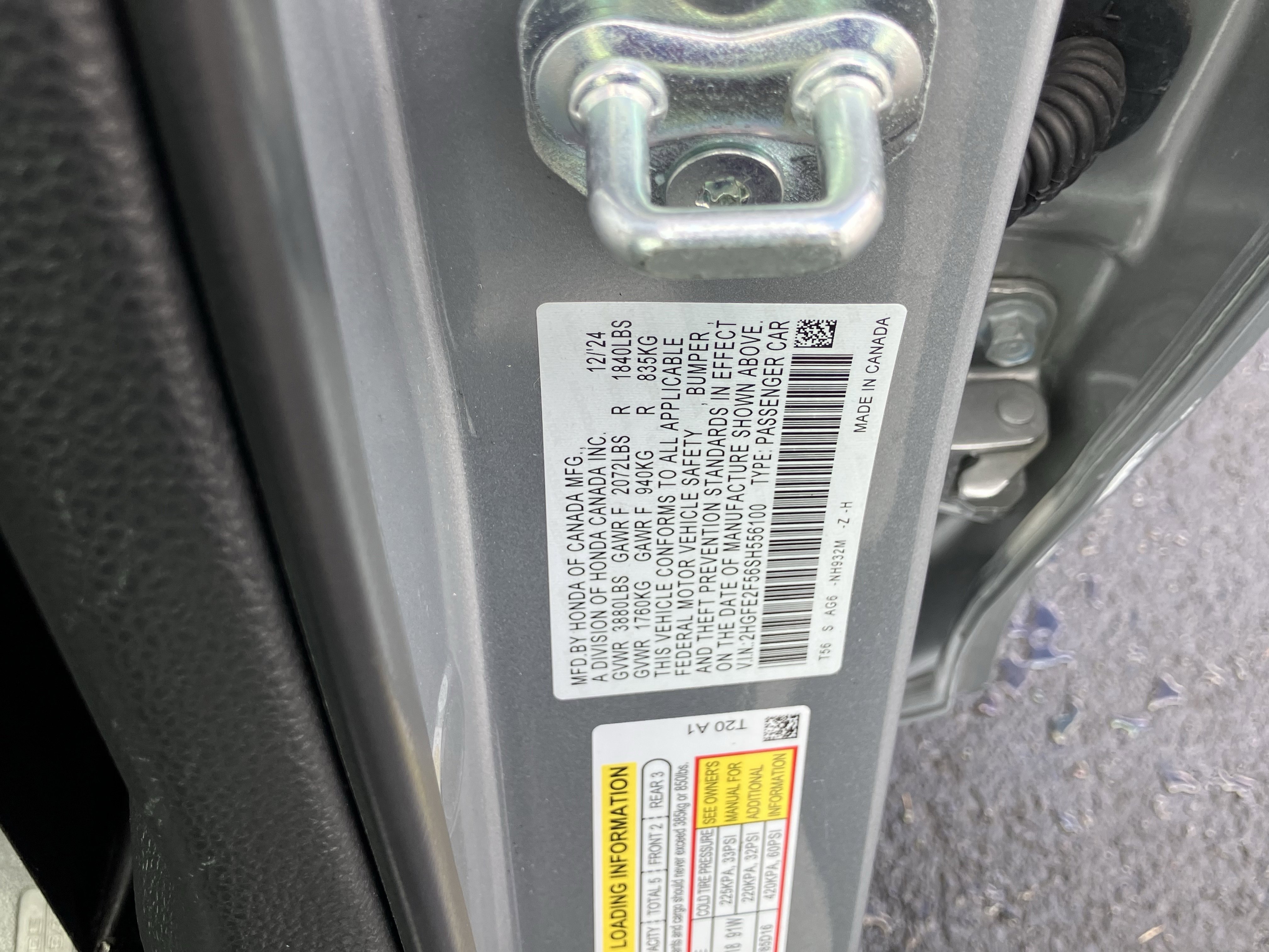 Certified 2025 Honda Civic Sport image 30