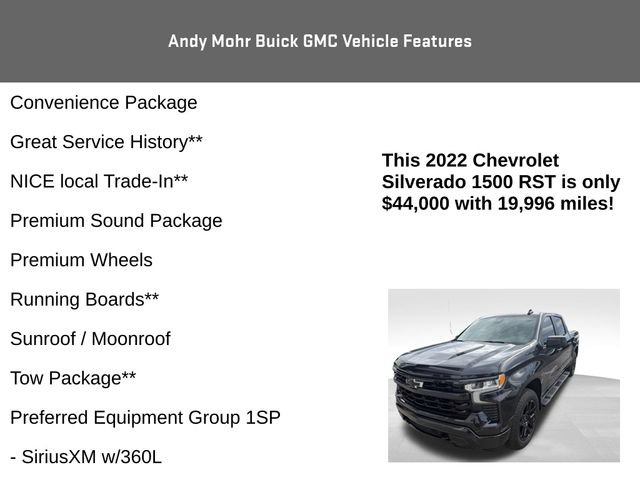 Used 2022 Chevrolet Silverado 1500 RST w/ Protection Package AWD/4WD image 8