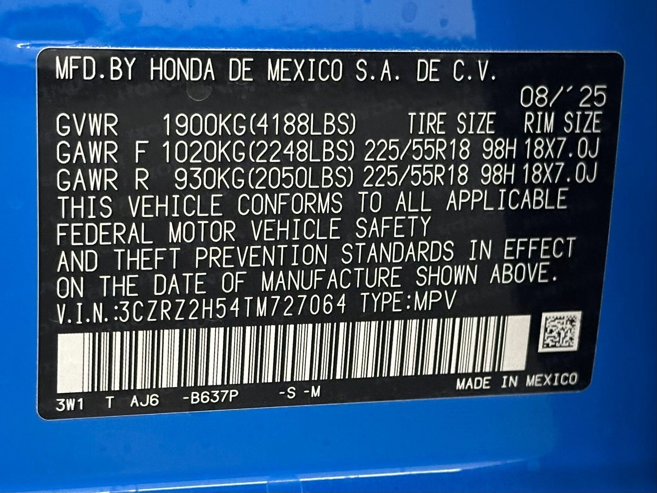 New 2026 Honda HR-V Sport image 24