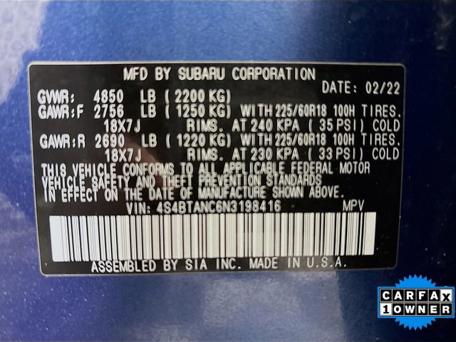 Used 2022 Subaru Outback Limited w/ Popular Package #2 AWD/4WD image 33