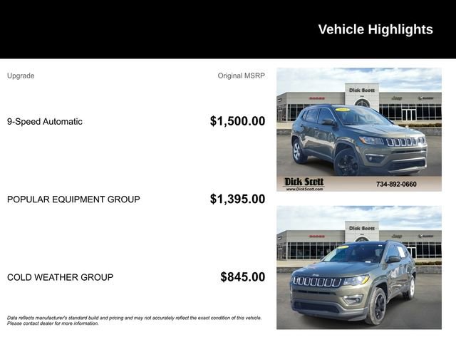 Used 2018 Jeep Compass Latitude w/ Popular Equipment Group image 5